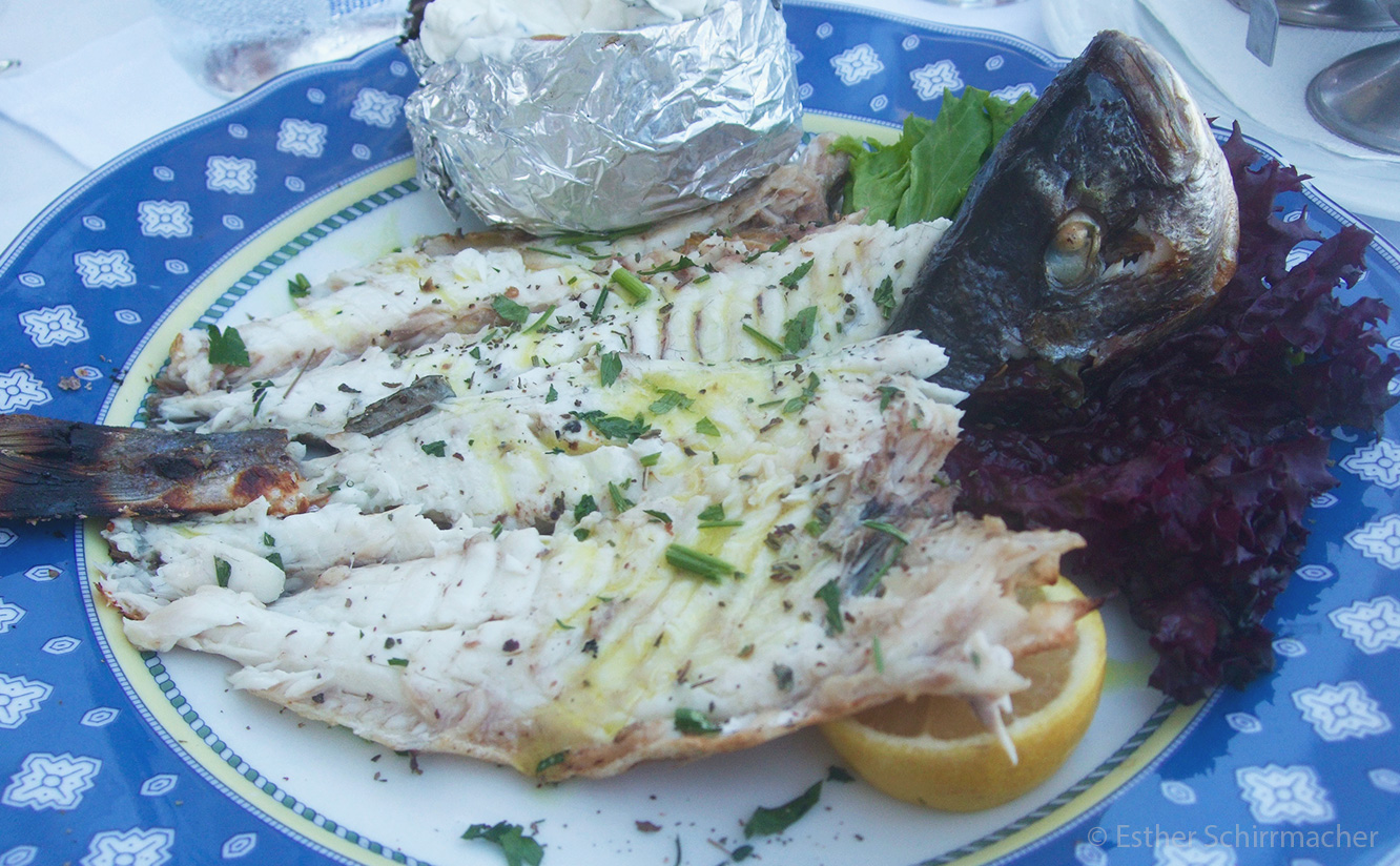 Urlaub auf Kreta: Ein Fisch-Gericht