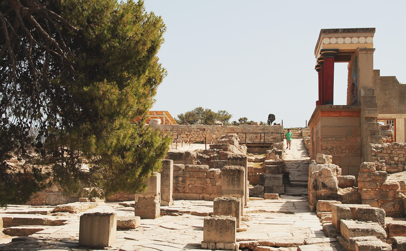 Ein Urlaub auf Kreta: Die Ruinen-Stadt Knossos