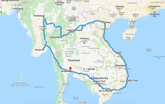 Über 10.000 Kilometer durch Südostasien – Und alles mit lokalen Transportmitteln (Teil 1)