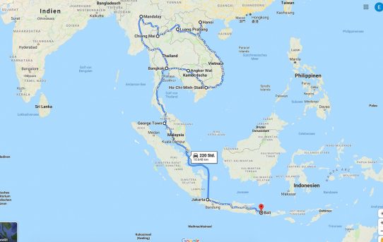 Auf nach Südostasien – Reisetipps zu  Kambodscha, Vietnam, Laos, Myanmar, Thailand, Malaysia, Singapur und Indonesien